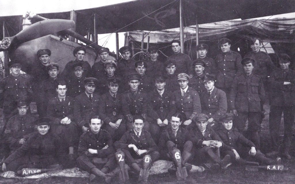 206 Squadron, WW1, Armistice Day at Linselles